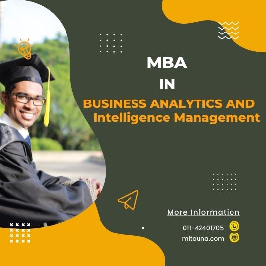 MBA IN Business analytics and intelligence Management
